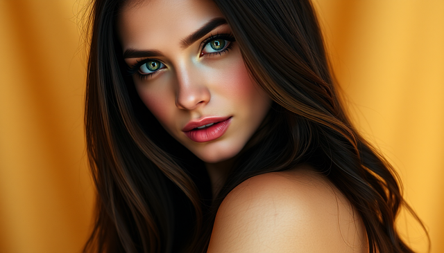 Free ai generated woman face illustration