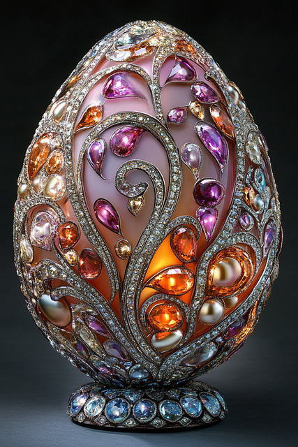Free ai generated faberge egg illustration