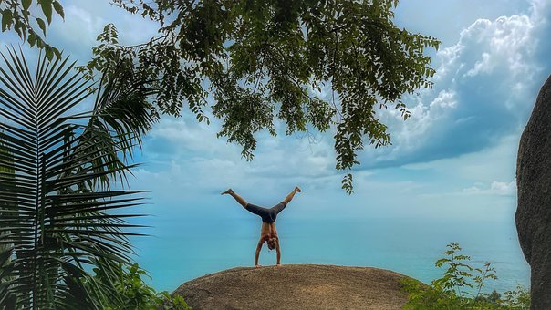 Handstand, Natuur, Mens, Tropisch