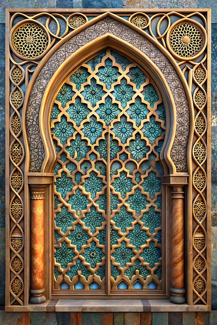 Free ai generated arabic architecture illustration