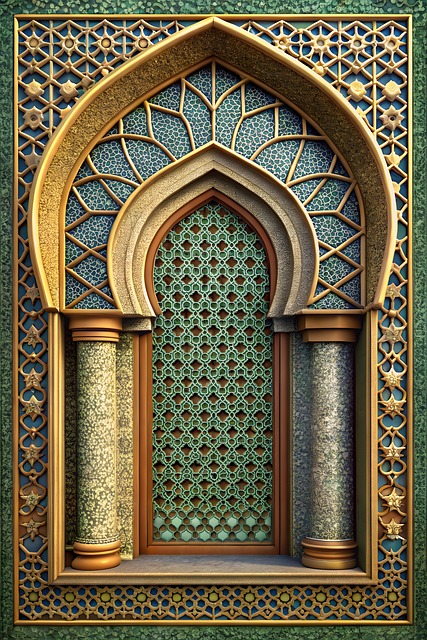 Free ai generated arabic architecture illustration