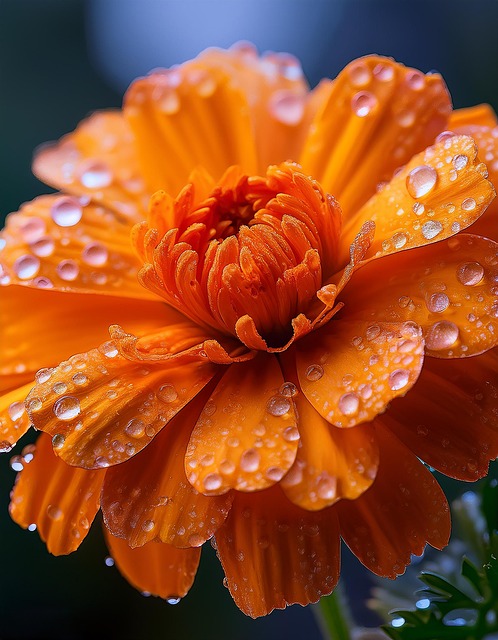Free ai generated orange marigold illustration