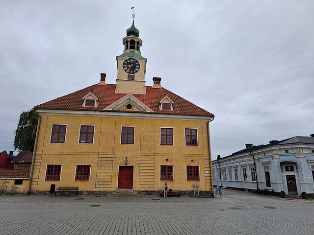 Rådhus, Plads, Finland, Bygning, Facade