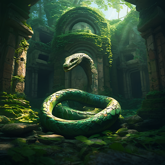 Free Ai Generated Snake illustration and picture