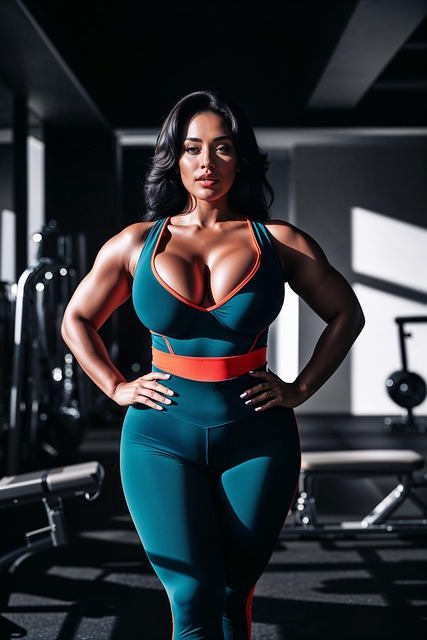 Free ai generated woman gym illustration