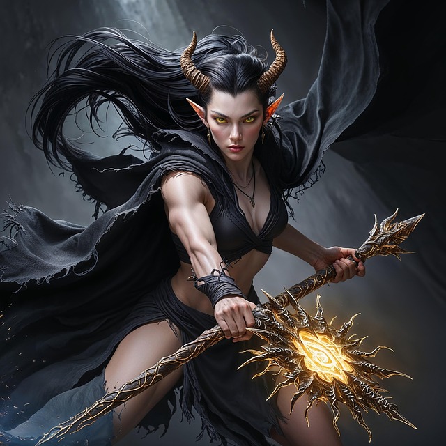 Free ai generated devil demon illustration