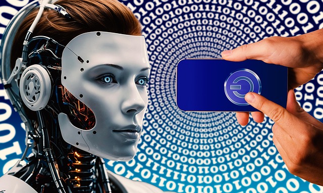 Free ai generated science fiction robot illustration