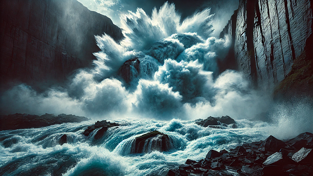 Free ai generated nature ocean illustration