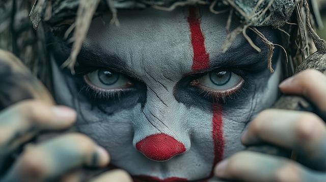 Free ai generated clown halloween illustration