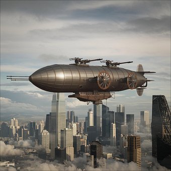 Free Ai Generated Airship illustration and picture