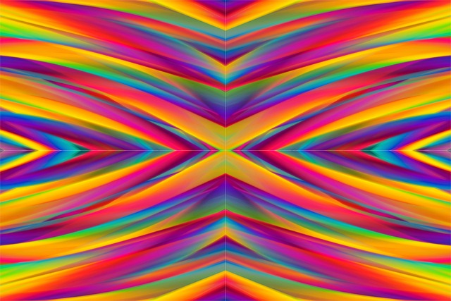 Free pattern texture mirrored illustration