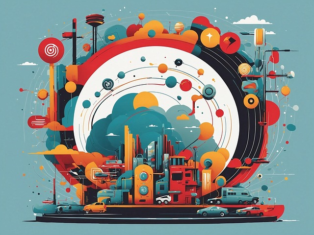Free ai generated connection network illustration