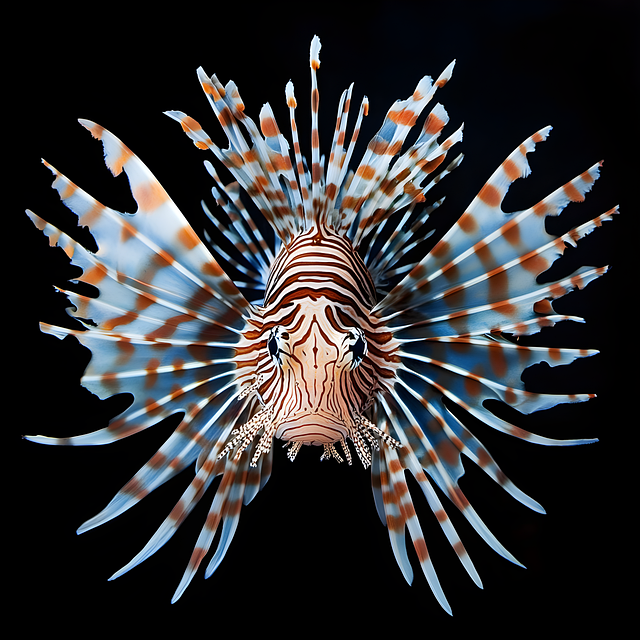 Free ai generated lionfish fish illustration
