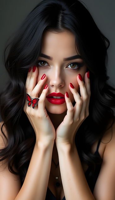 Free ai generated woman elegant illustration
