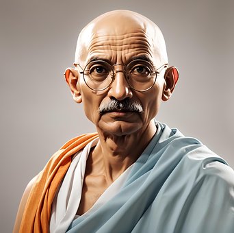 Mahatma Gandhi, Karikatur
