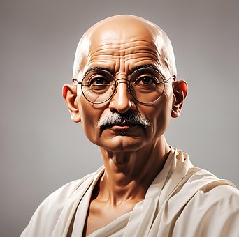 Mahatma Gandhi, Karikatur
