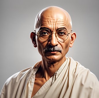 Mahatma Gandhi, Karikatur