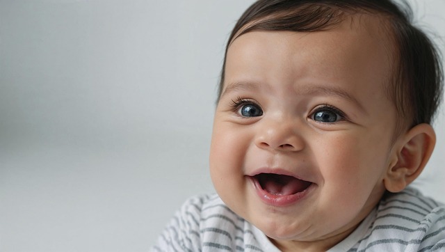 Free ai generated baby happiness illustration