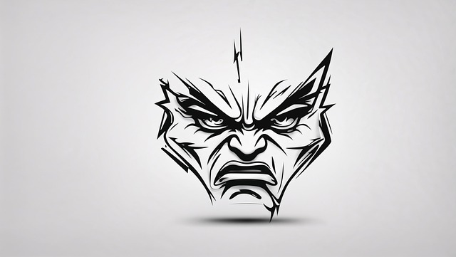 Free ai generated rage emotion illustration