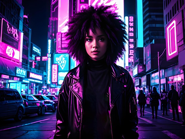 Free ai generated woman sci-fi illustration
