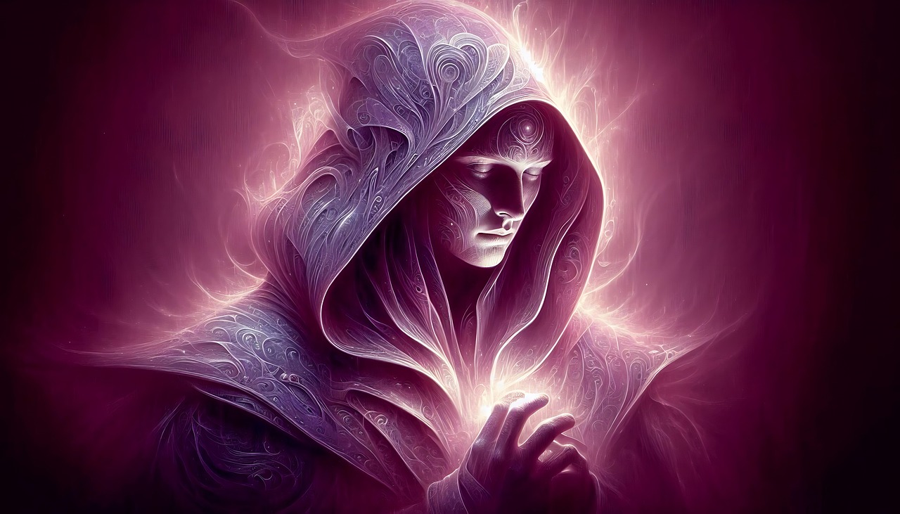 Free wizard sorcerer mysterious illustration