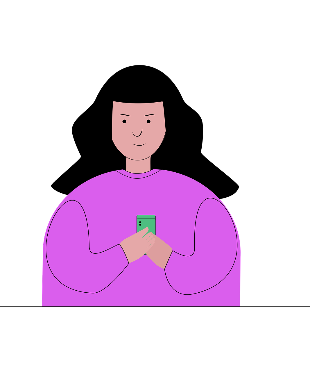 Mujer En Línea Smartphone Imagen gratis