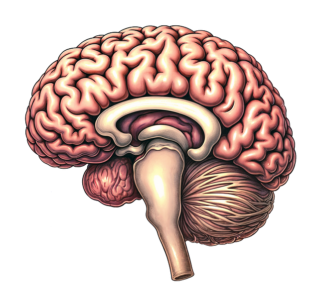 Free ai generated brain organ illustration