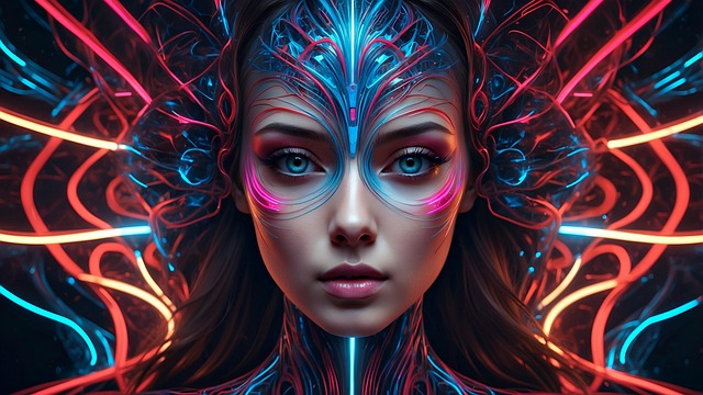 Download free HD stock image of Ai Generated Woman Free ai generated woman cyborg illustration