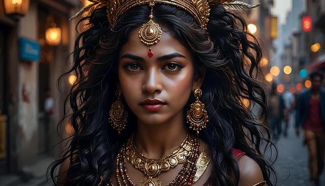 Free ai generated woman beauty illustration