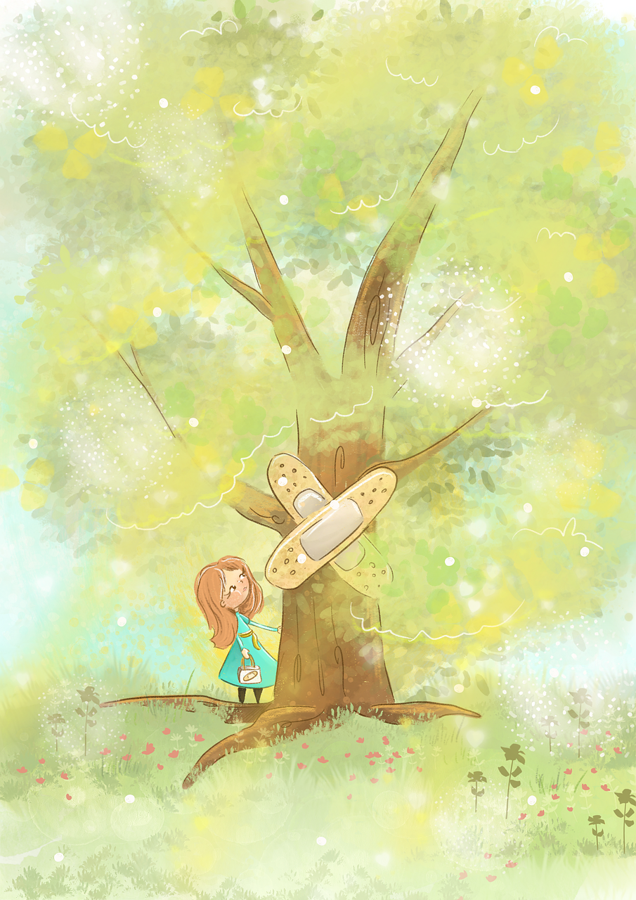 Download Tree, Bandage, Sick. Royalty-Free Stock Illustration Image ...