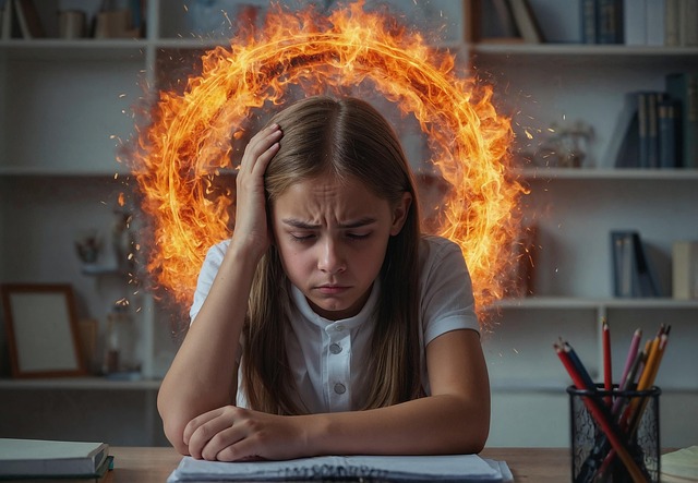 Download free HD stock image of Ai Generated Girl Free ai generated girl frustration illustration
