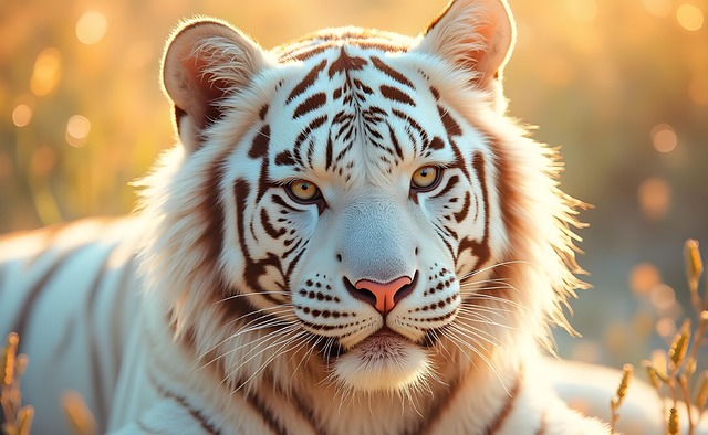 Free ai generated tiger feline illustration