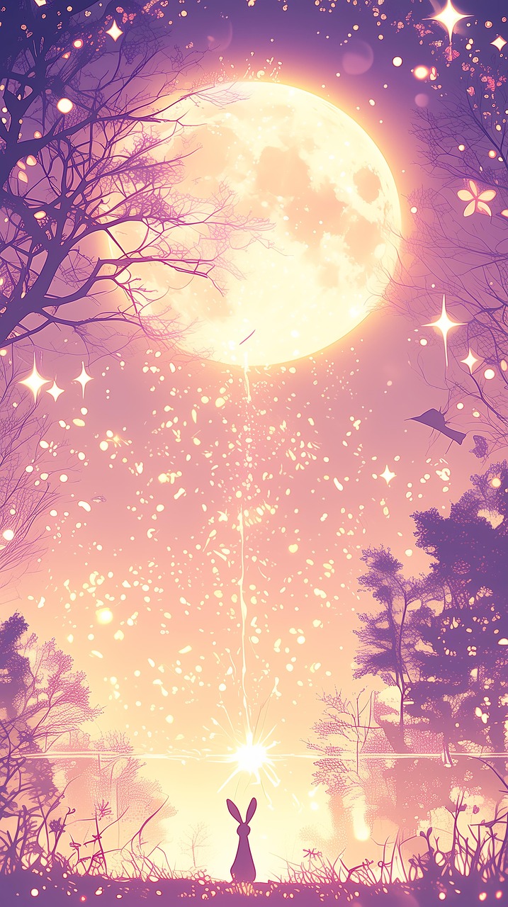 Download Ai Generated, Moon, Rabbit. Royalty-Free Stock Illustration ...