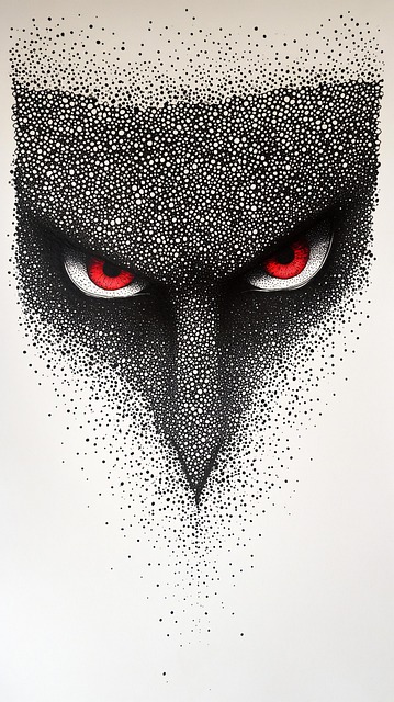 Free ai generated eye drawing illustration