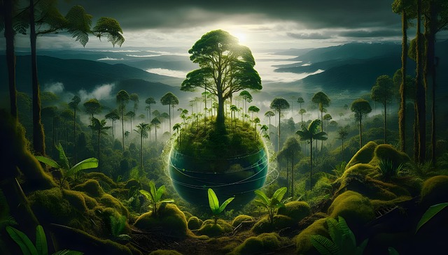 Free ai generated sustainability innovation illustration
