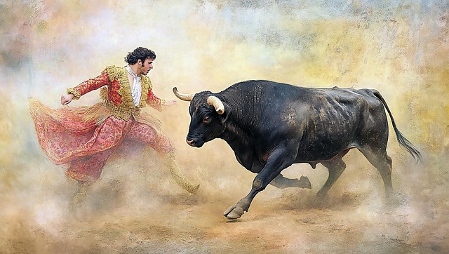Free ai generated bullfight matador illustration