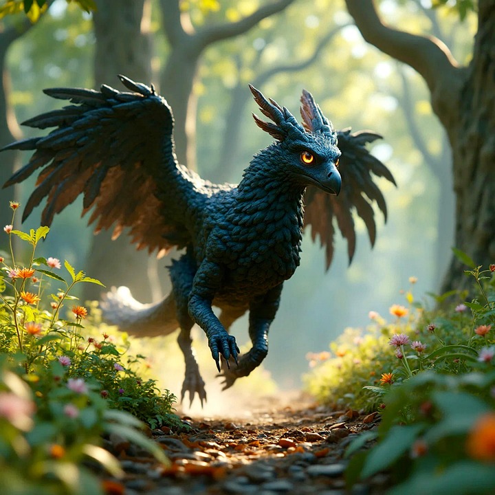 download-ai-generated-gryphon-creature-royalty-free-stock