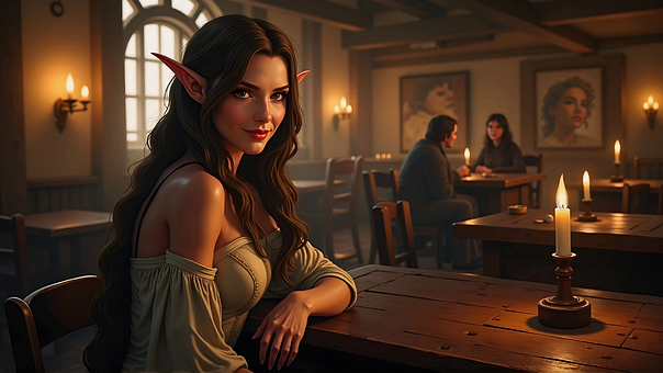 Free Elf Woman illustration and picture