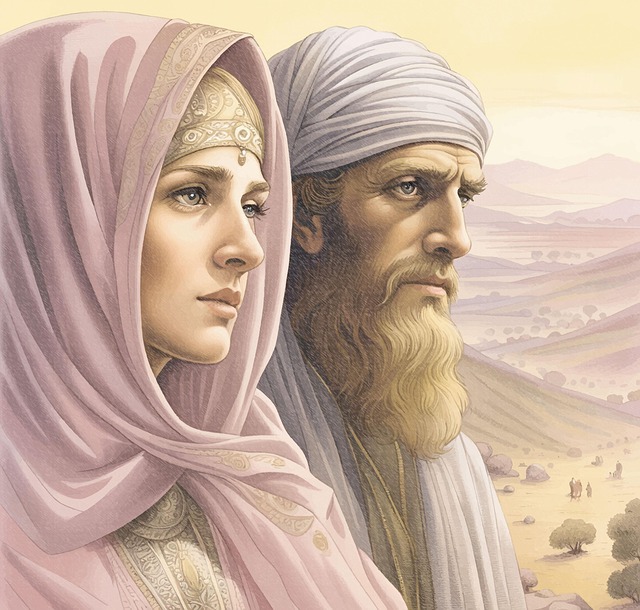 Free ai generated bible characters illustration