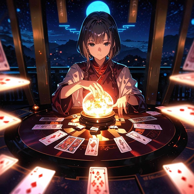 Free ai generated fortune teller fortune-telling illustration