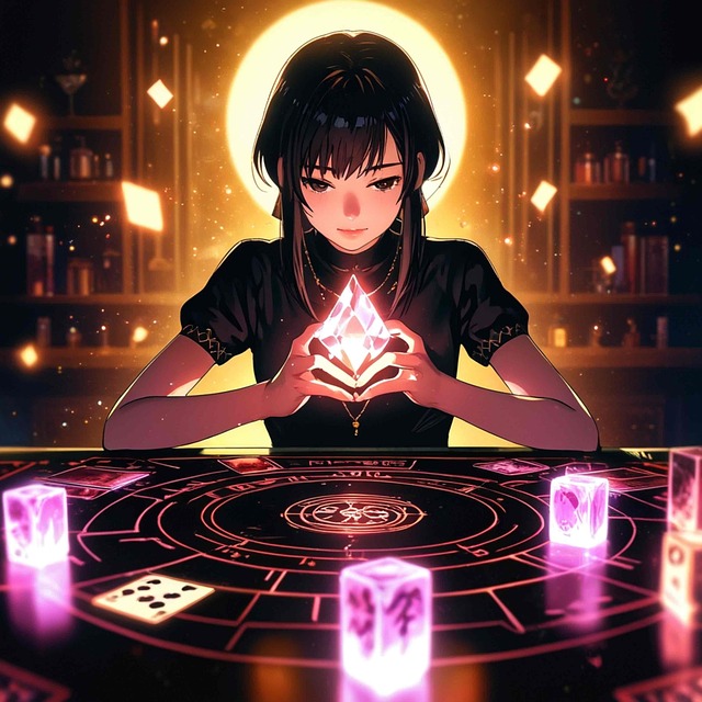 Free ai generated fortune teller fortune-telling illustration