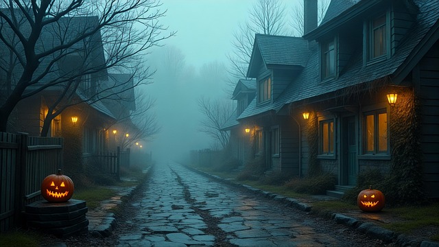 Free Street Houses illustration and picture