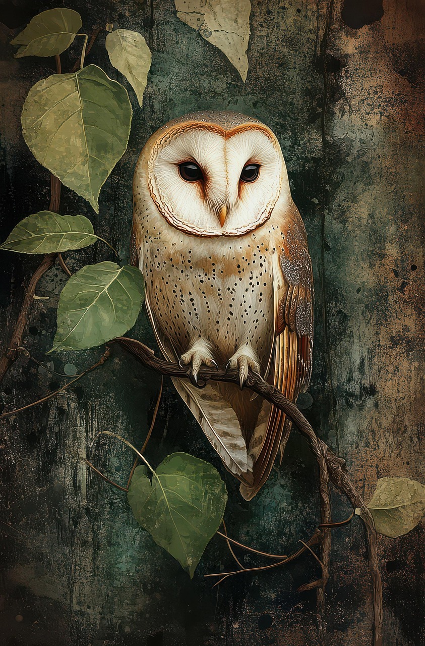 Download free HD stock image of Ai Generated Owl Free ai generated owl bird illustration