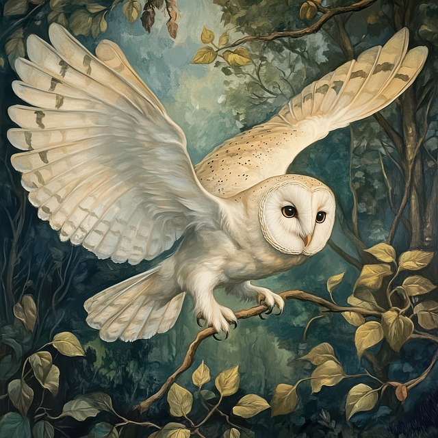 Free ai generated owl bird illustration