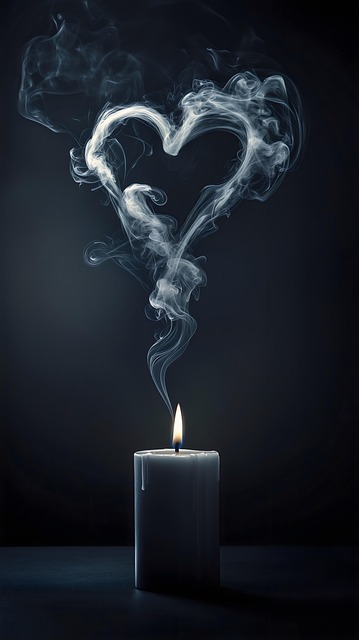 Free ai generated smoke candle illustration