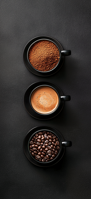 Free ai generated coffee ground coffee illustration