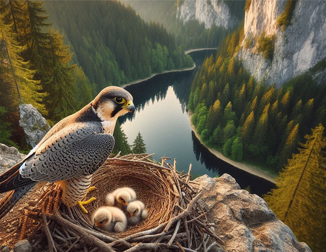 Download free HD stock image of Birds Wildlife Free birds wildlife peregrine illustration
