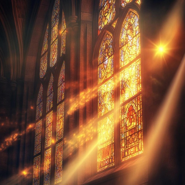 Free temple beams sunshine illustration