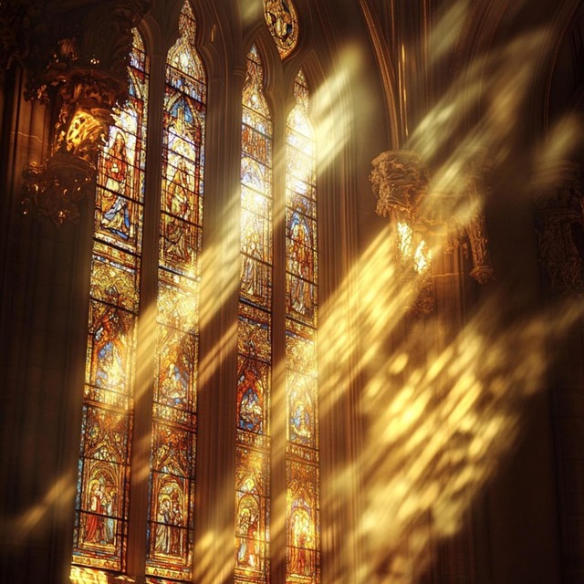 Free temple beams sunshine illustration