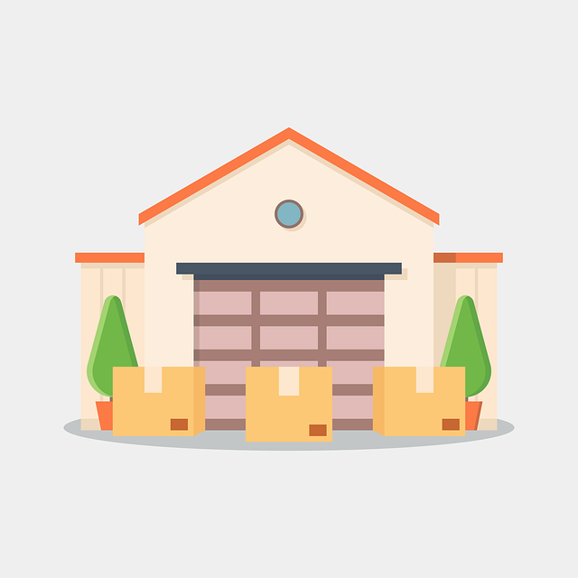 Free warehouse storage logistics illustration